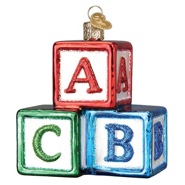 Abc Blocks Ornament