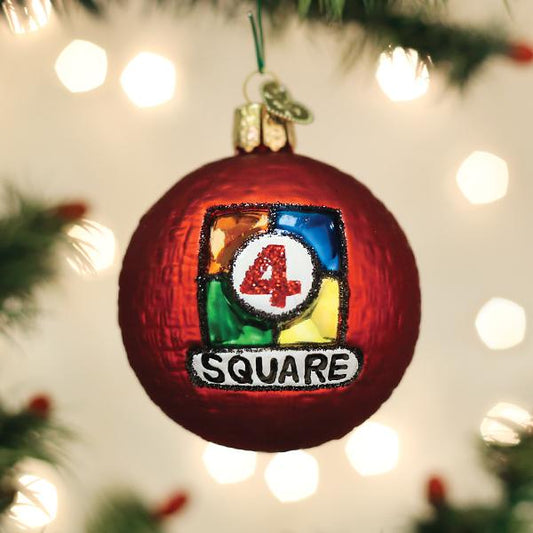 4 Square Ball Ornament