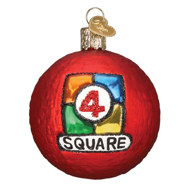 4 Square Ball Ornament