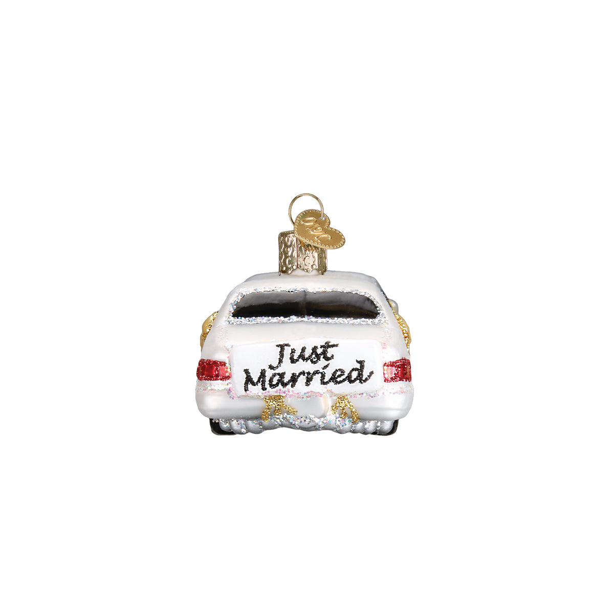 Just Married Limo Ornament
