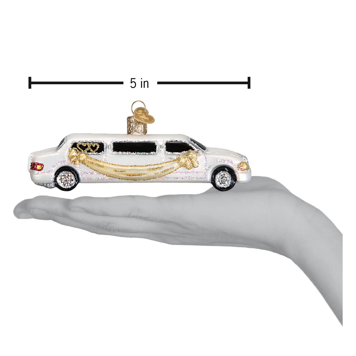 Just Married Limo Ornament