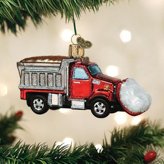 Snow Plow Ornament