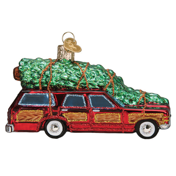 Station Wagon With Tree Ornament – Old World Christmas