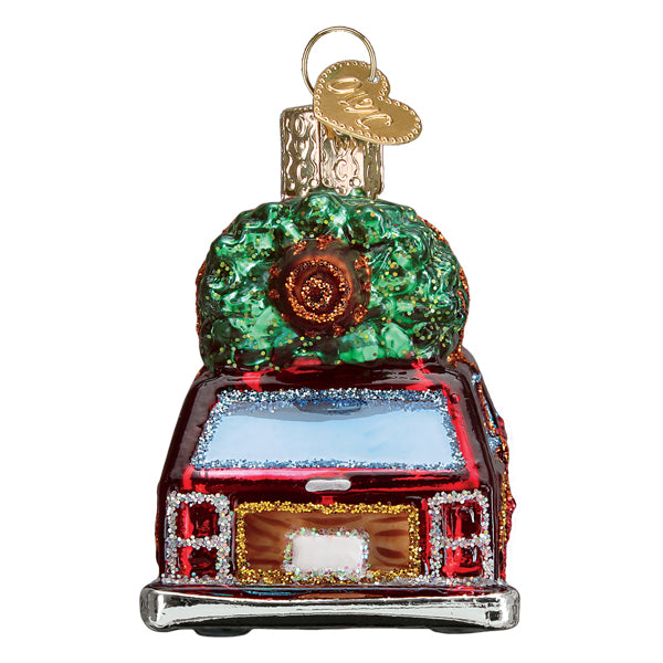Station Wagon With Tree Ornament – Old World Christmas