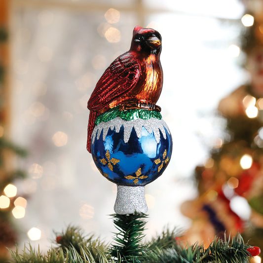 Cardinal Tree Top Ornament