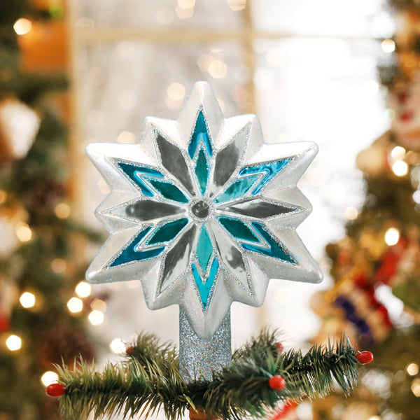 Mini Snowflake Tree Topper – Old World Christmas