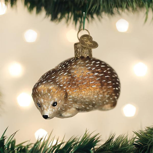 Vintage Hedgehog Ornament