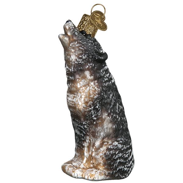 Vintage Howling Wolf Ornament