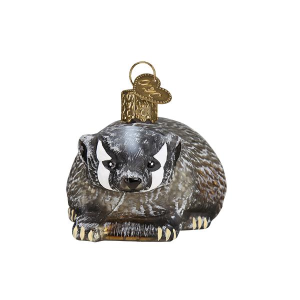 Vintage Badger Ornament