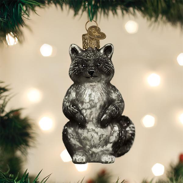 Vintage Raccoon Ornament