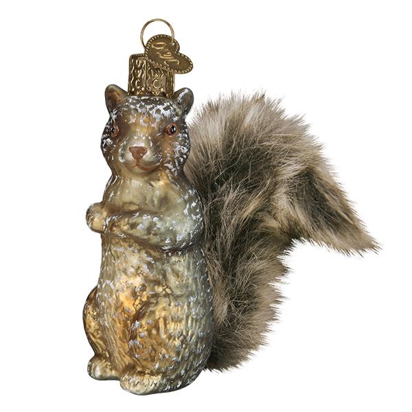 * vintage squirrel ❀ 木の実を持った リスさんオーナメント Vintage Squirrel Ornament | Old World Christmas™