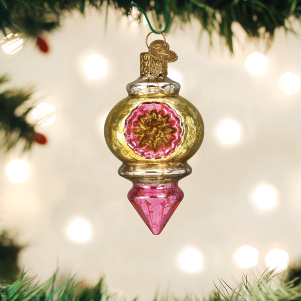 Golden Candlelight Reflection Ornament