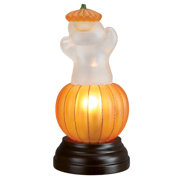Ghost Pumpkin Light Ornament