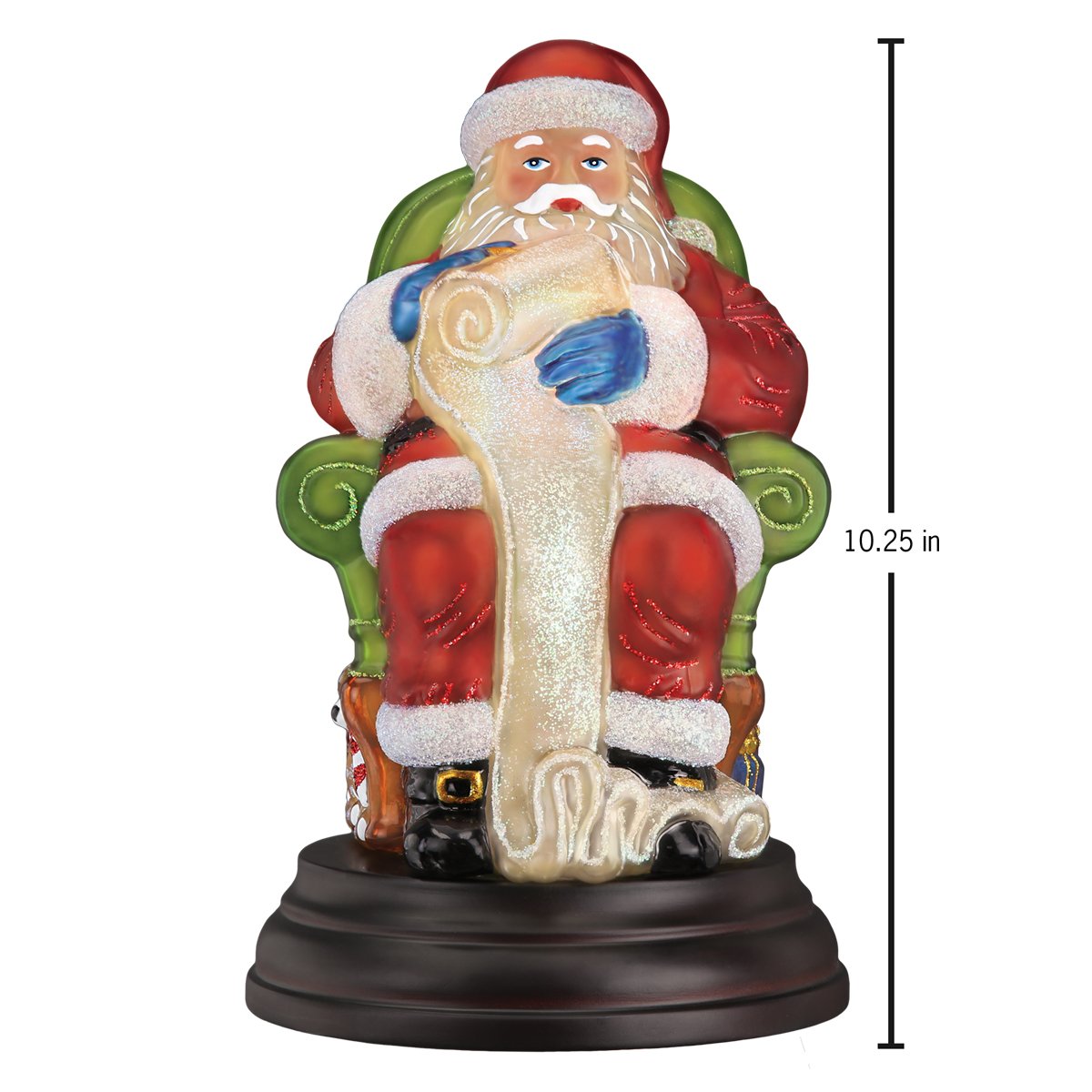 Santa Checking His List Light | Old World Christmas™