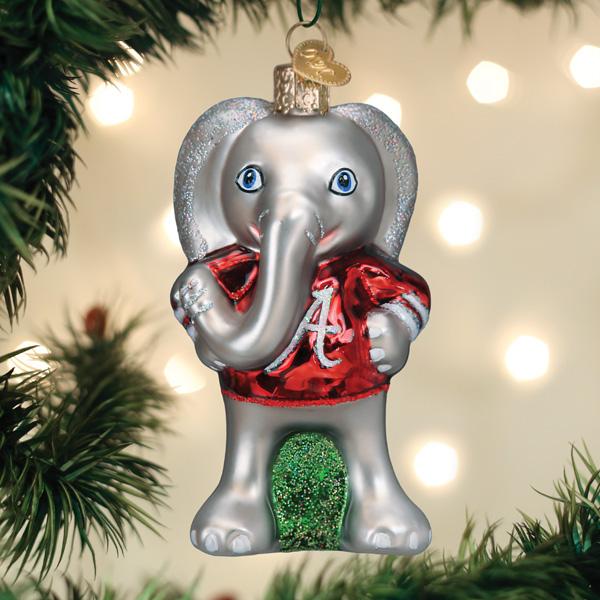 University Of Alabama Corrugated Metal Ornament - Christmas Holiday Decor