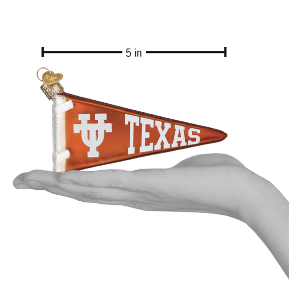 Texas Pennant Ornament