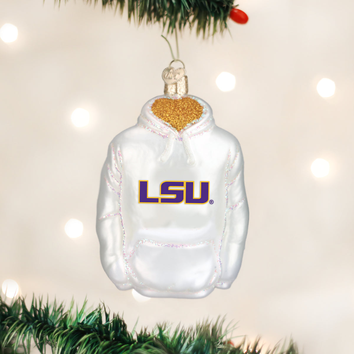 LSU  Hoodie Ornament
