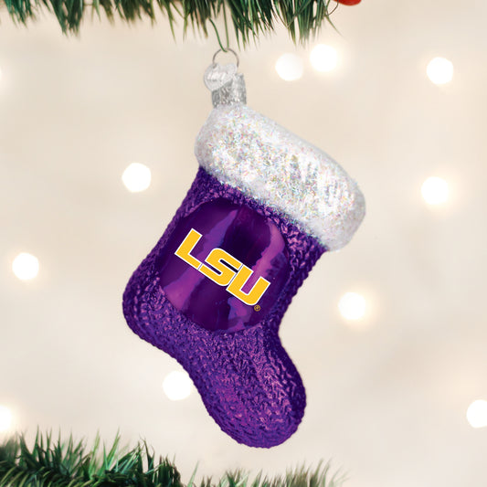 LSU  Stocking Ornament