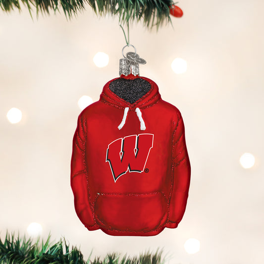 Wisconsin Hoodie Ornament