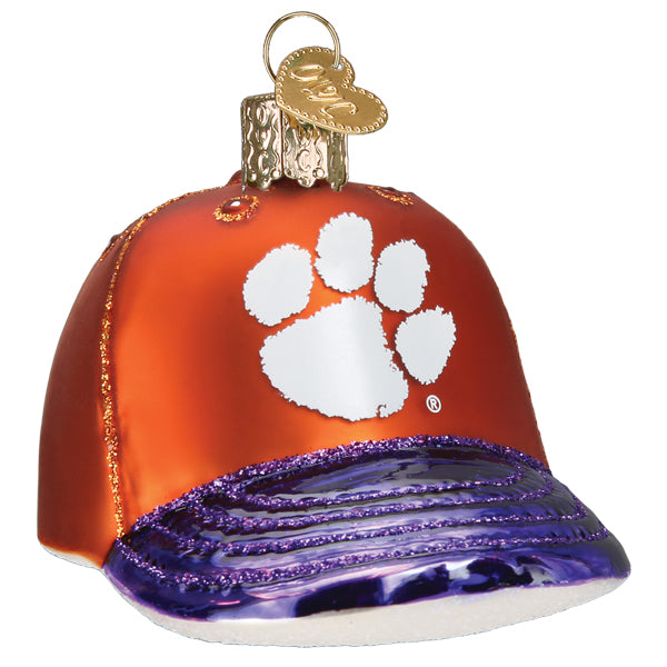 Clemson Baseball Cap Ornament