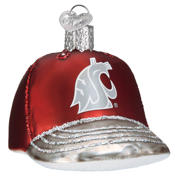 Washington State Baseball Cap Ornament
