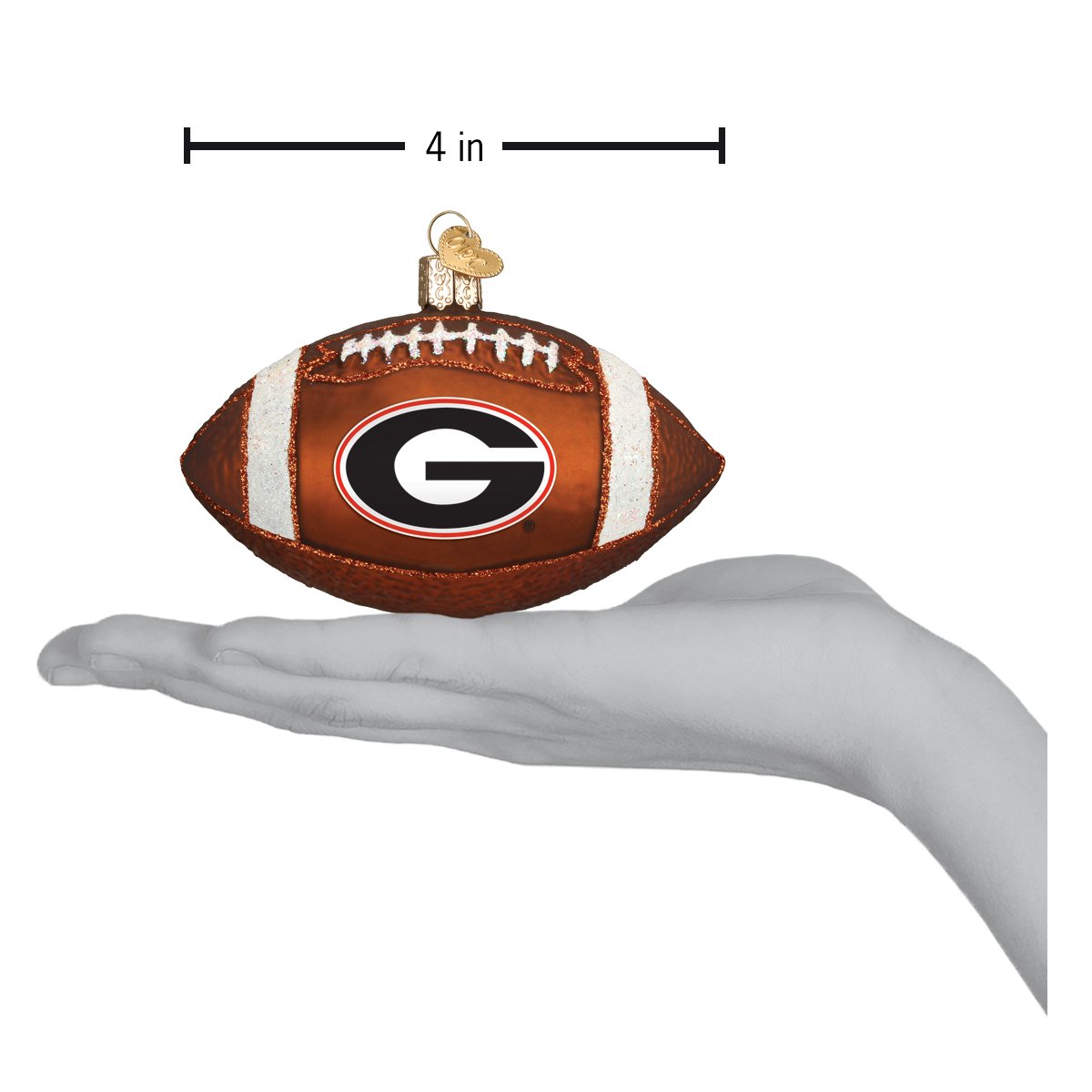Georgia Football Ornament