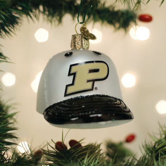 Purdue Baseball Cap Ornament