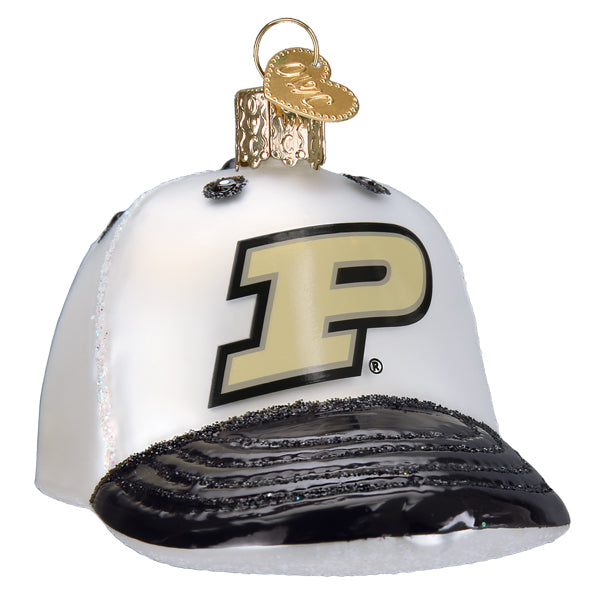 Purdue Baseball Cap Ornament