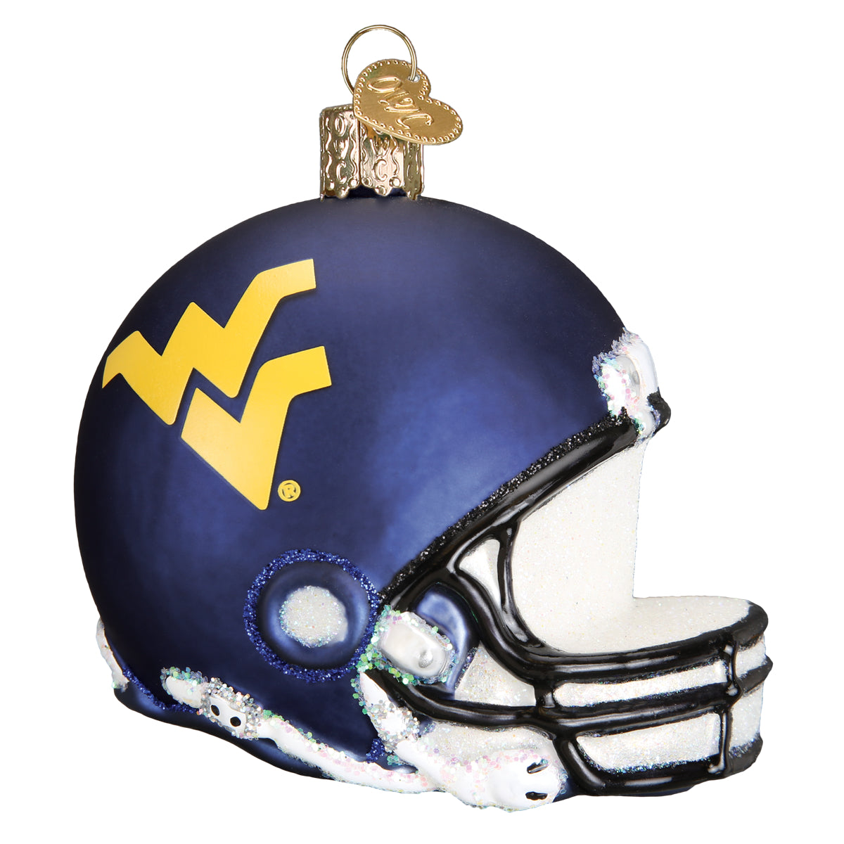 West Virginia Helmet Ornament