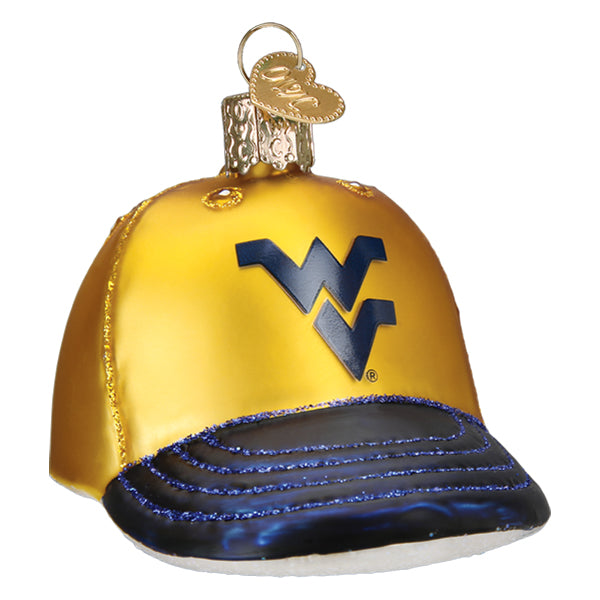West Virginia Baseball Cap Ornament