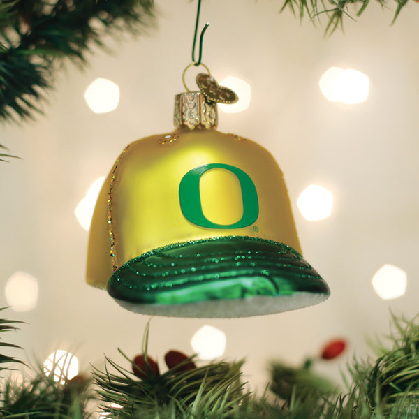 Oregon Baseball Cap Ornament