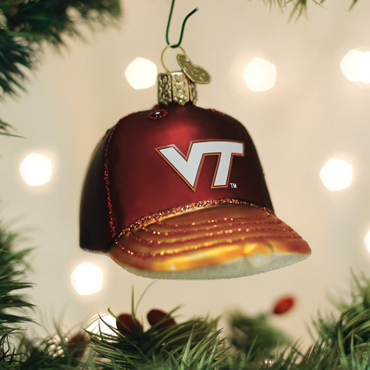 Virginia Tech Baseball Cap Ornament