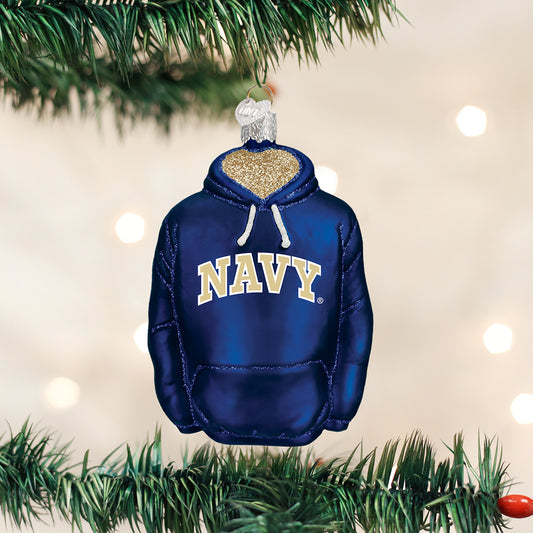 Navy Hoodie Ornament