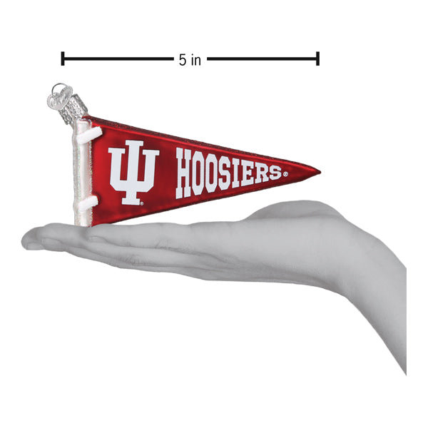 Indiana Pennant Ornament