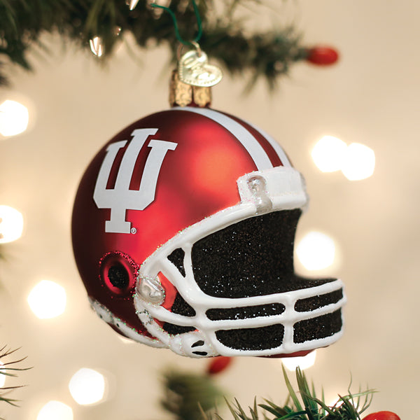 Indiana Football Helmet Ornament