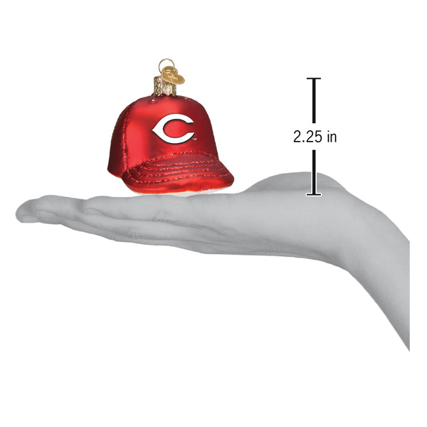 Reds Baseball Cap Ornament
