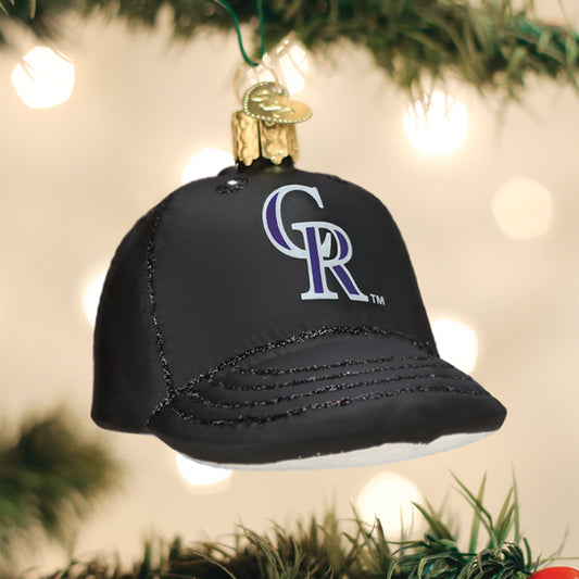 Rockies Baseball Cap Ornament