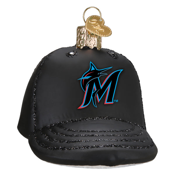 Marlins Baseball Cap Ornament