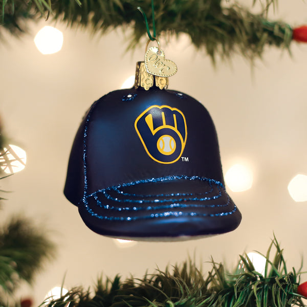 Brewers Baseball Cap Ornament
