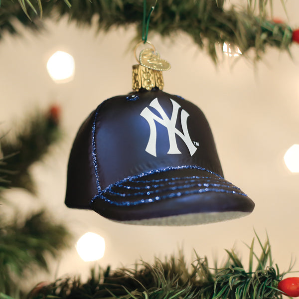 Yankees Baseball Cap Ornament