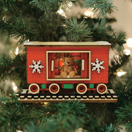 Train Ornament, Christmas Ornament, Hot Wheels Ornament, Train Party Favor,  Train Party Decoration, Train Gift Black W/ Chrome Wheels 