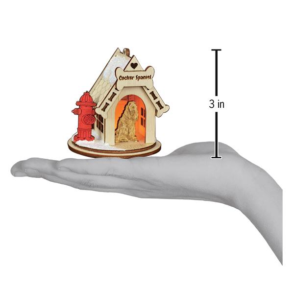 Vivid Arts - Actieve Pups Gouden Cocker Spaniel Ornament - AP Vivid Arts - Actieve Pups Gouden Cocker Spaniel Ornament - AP
