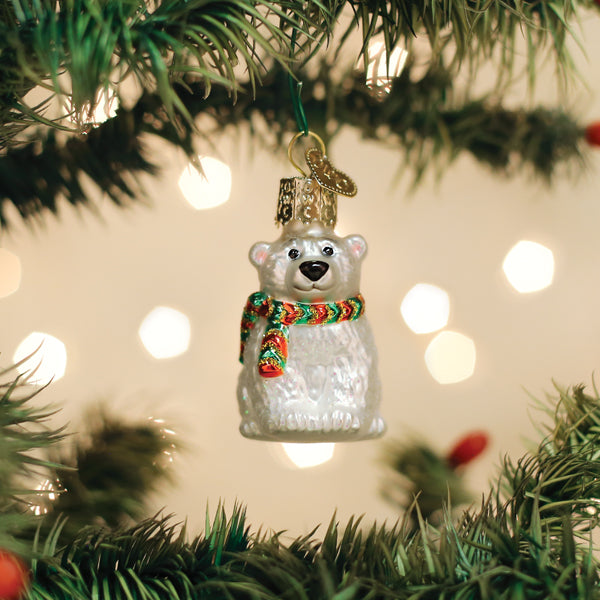 Mini Polar Bear Ornament – Old World Christmas
