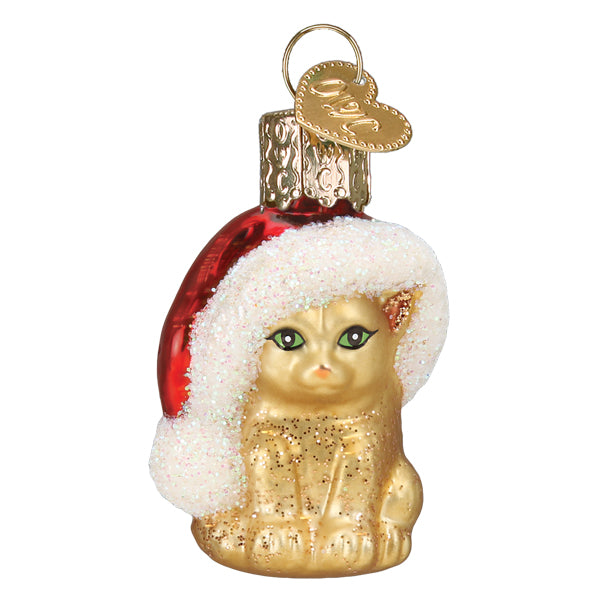 Mini Santa's Kitten Ornament – Old World Christmas