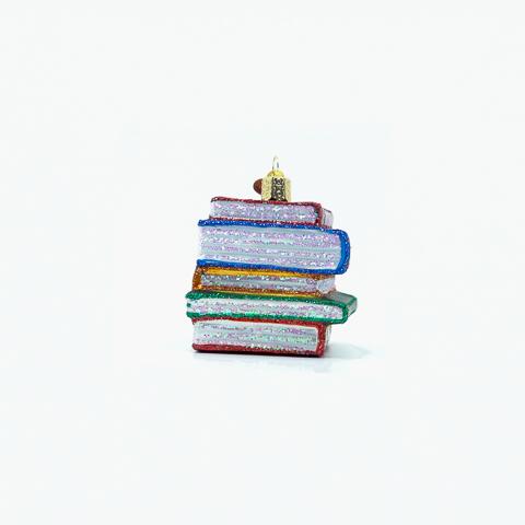 Stack Of Books Ornament